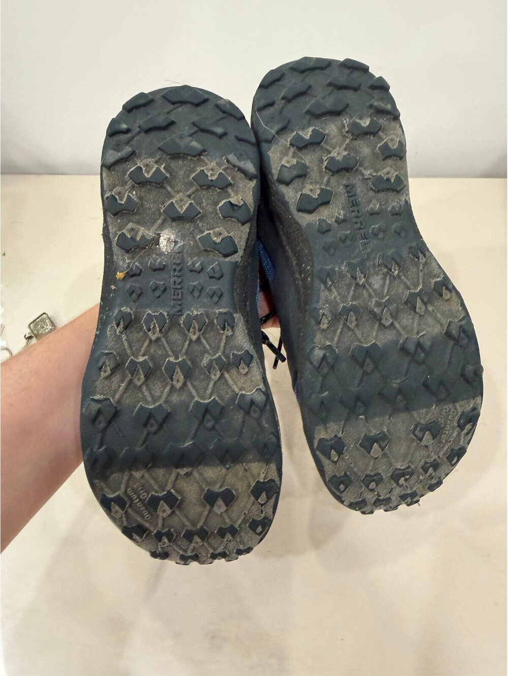 Merrell Trail Running Shoes in Blue and Black, Kids 1 - Picture 7 of 10